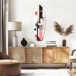 Modern Wave Harmony Glass Wall Art.