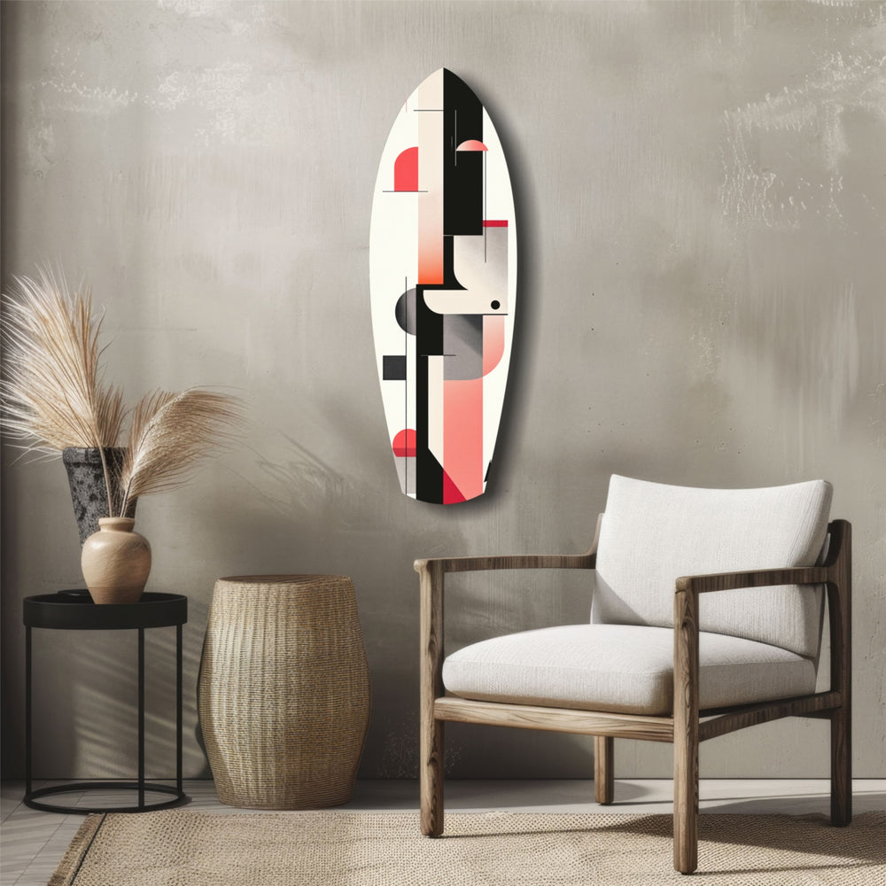 Modern Wave Harmony Glass Wall Art.