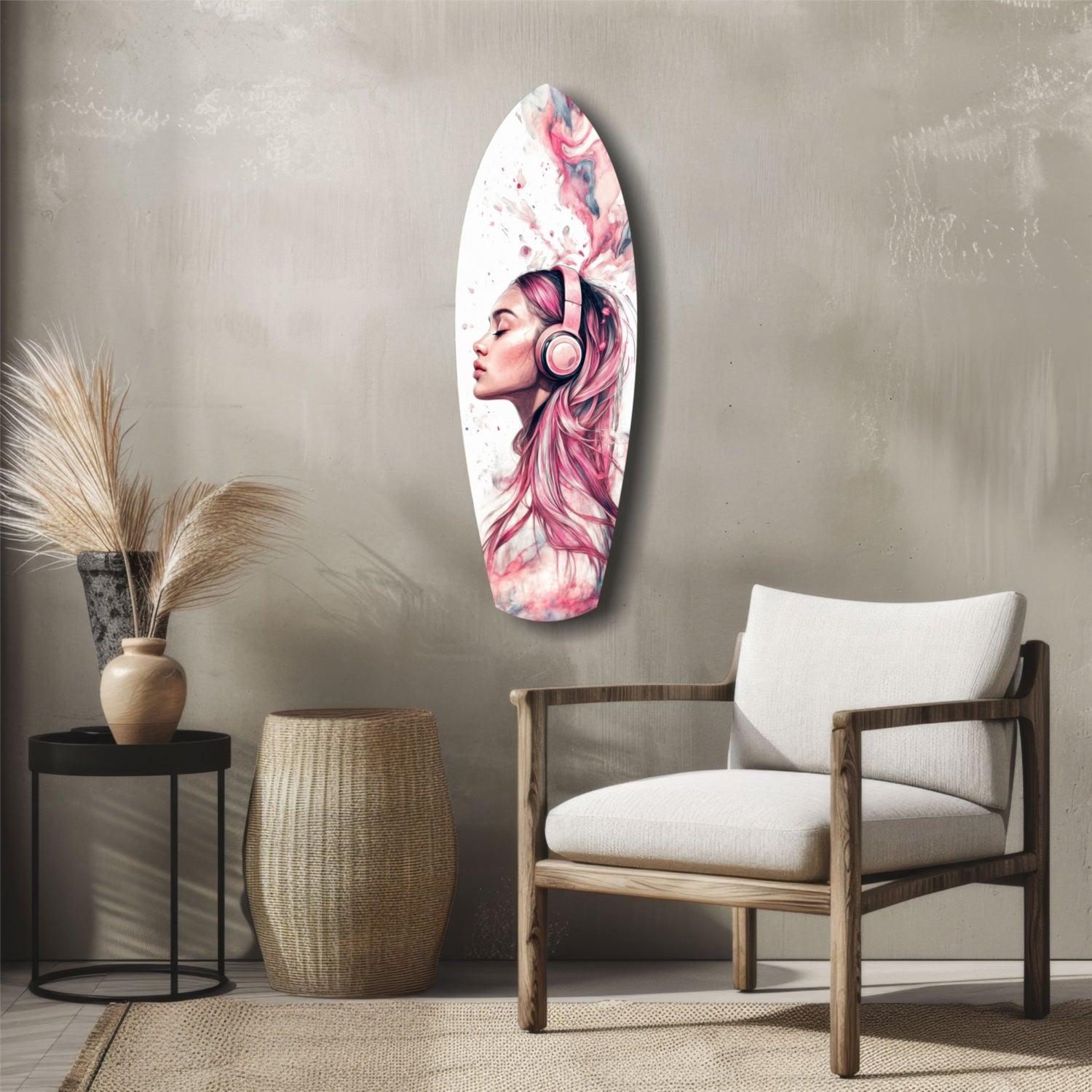 Dreamwave Beats Glass Wall Art.