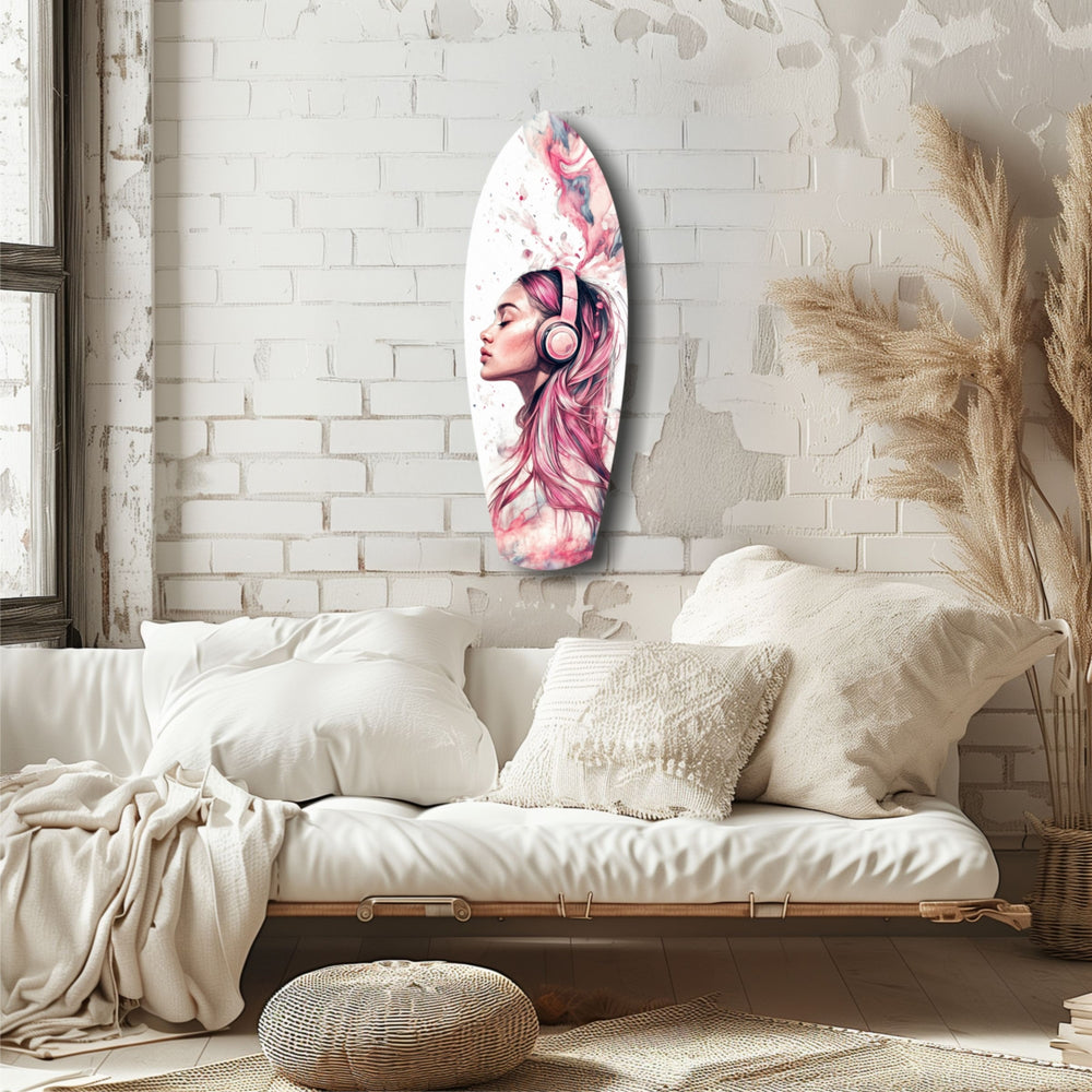 Dreamwave Beats Glass Wall Art.