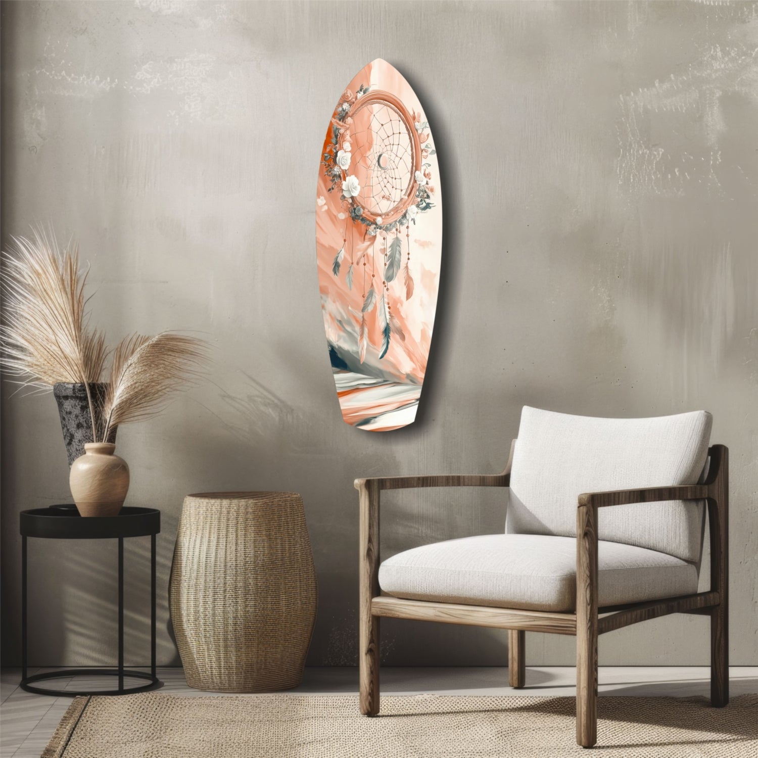 Dreamcatcher Glass Wall Art.