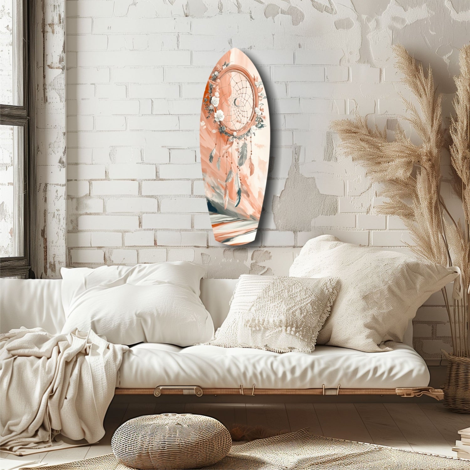 Dreamcatcher Glass Wall Art.