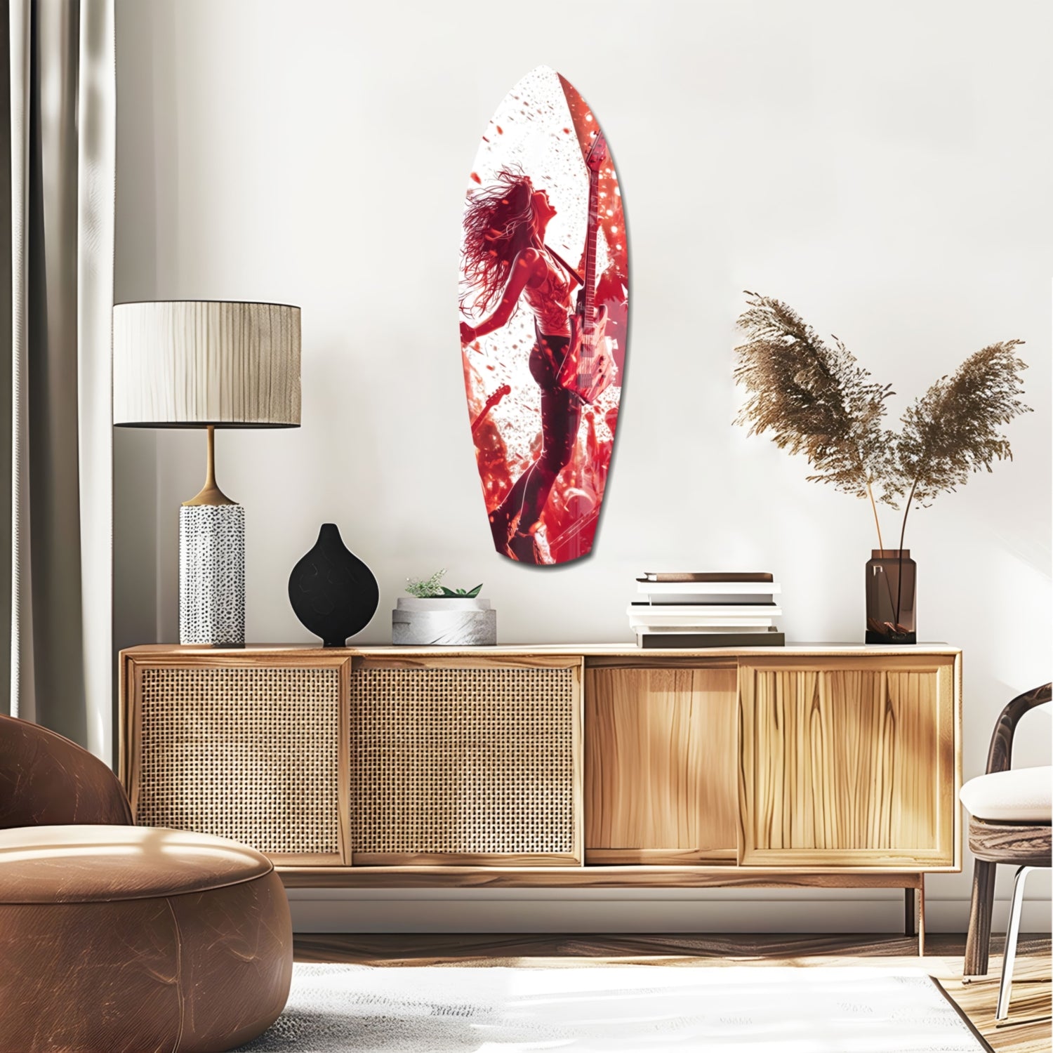 Soul of the Music Glass Wall Art.