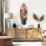 Modern City Life Glass Wall Art.
