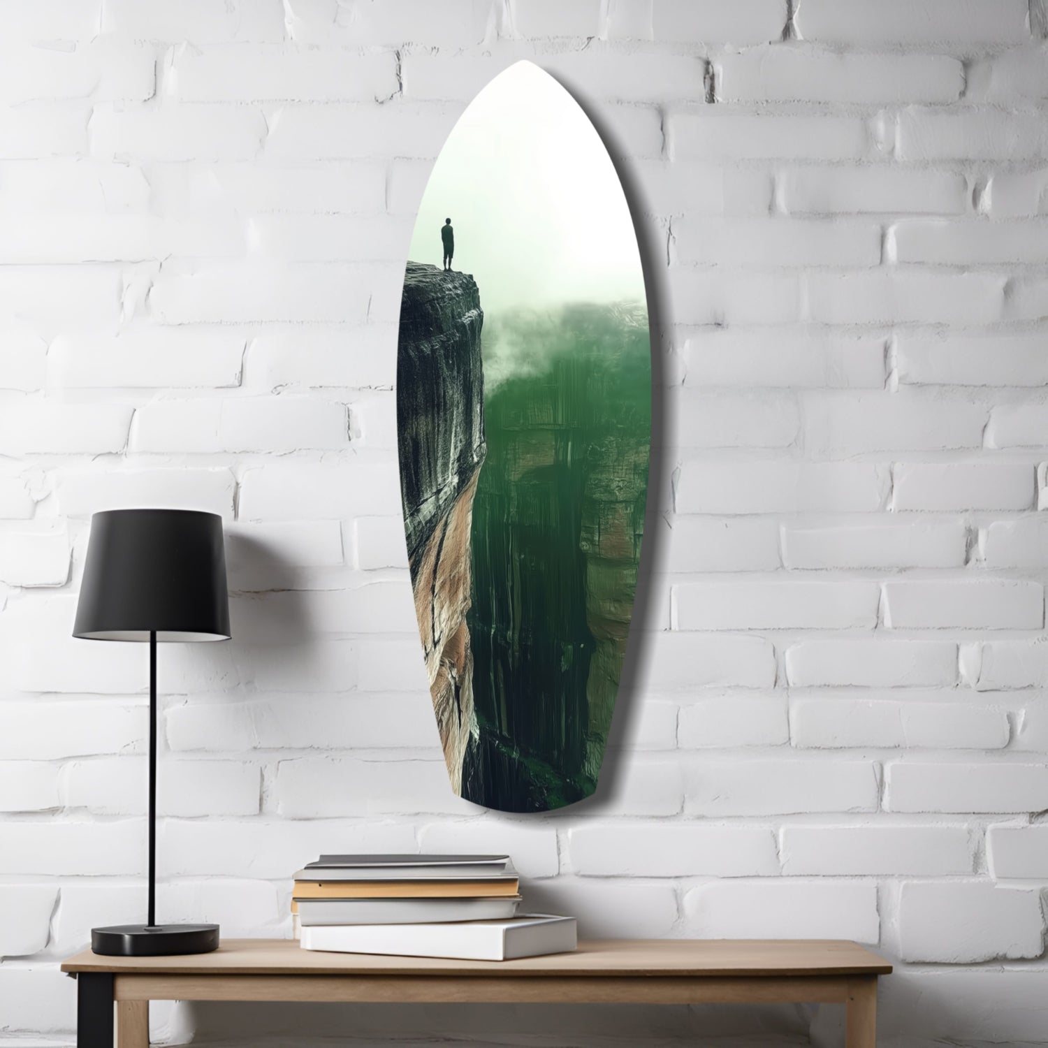 Solitude Glass Wall Art.