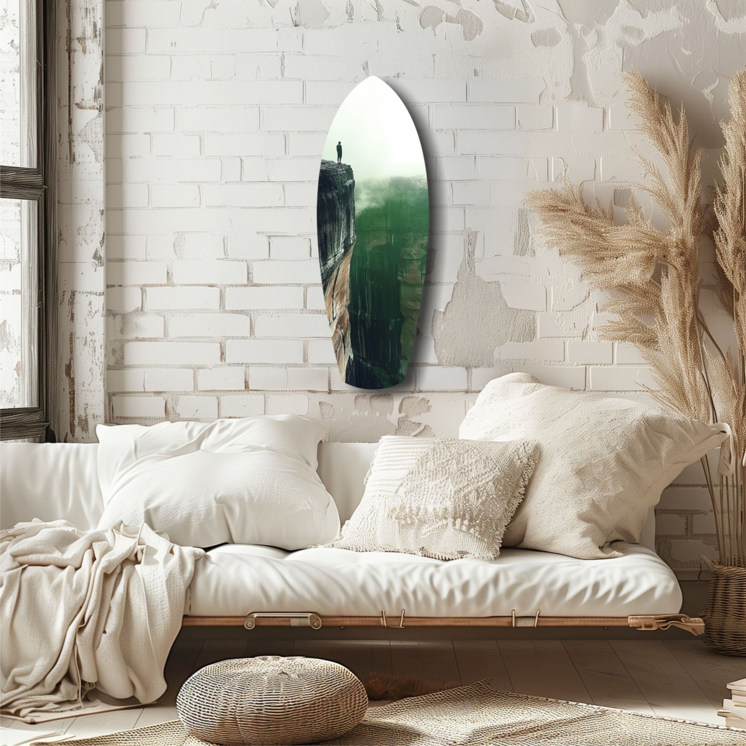 Solitude Glass Wall Art.