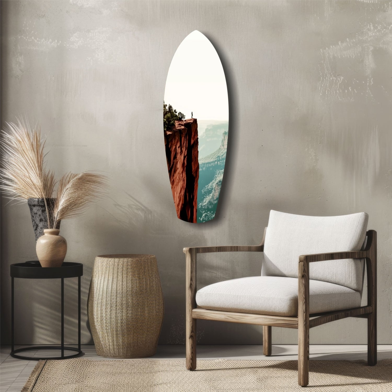 Solitude Glass Wall Art.