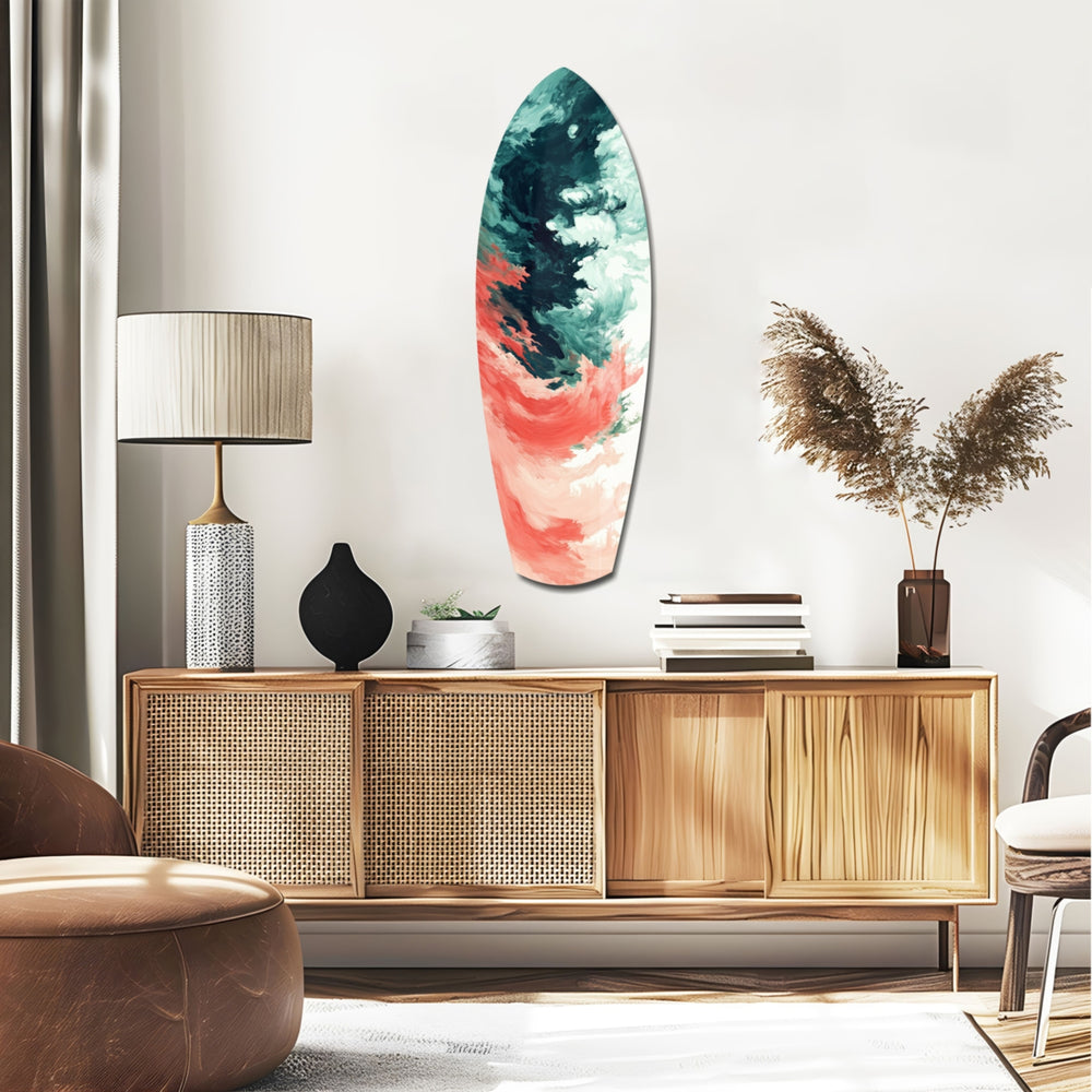 Relentless Waves Glass Wall Art.