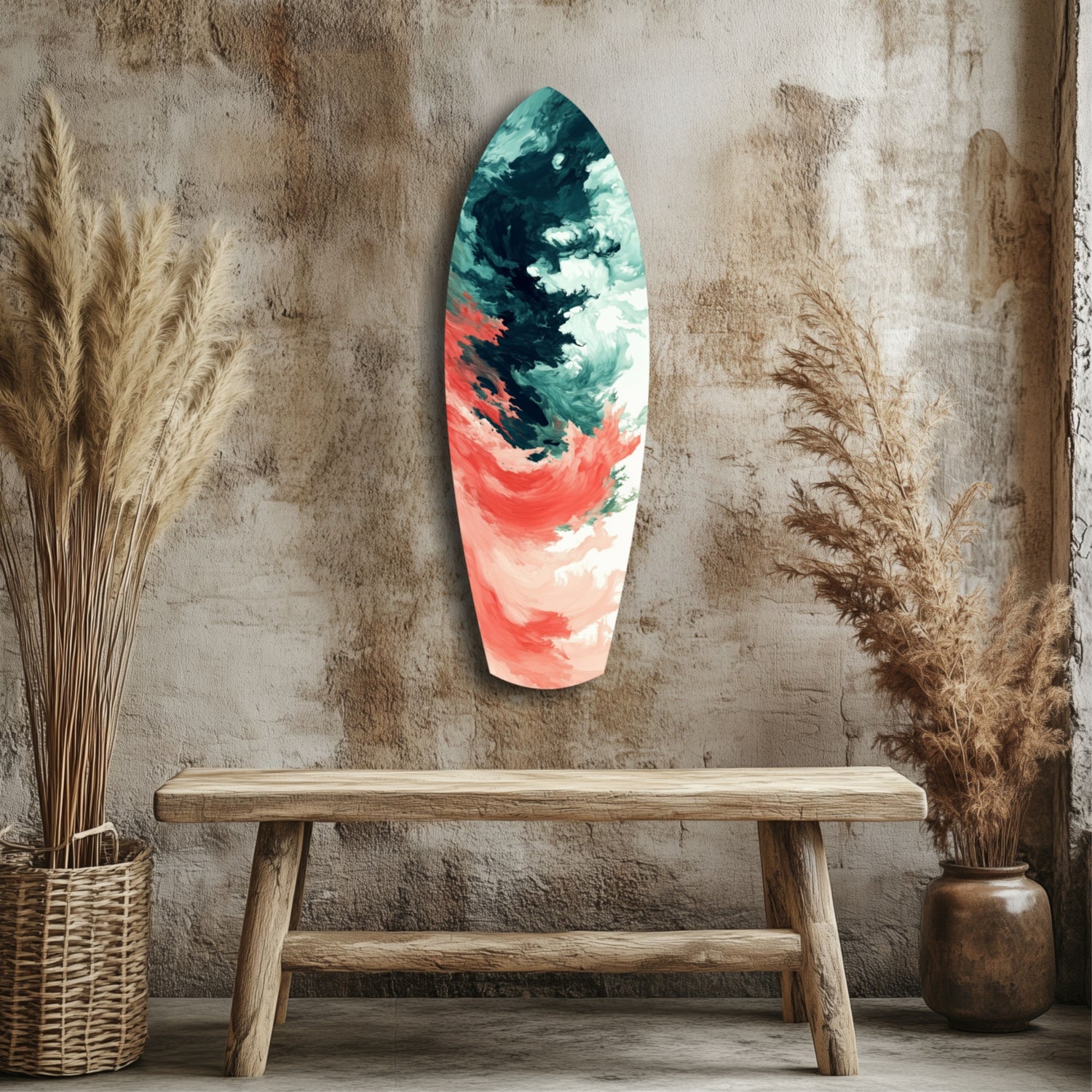 Relentless Waves Glass Wall Art.