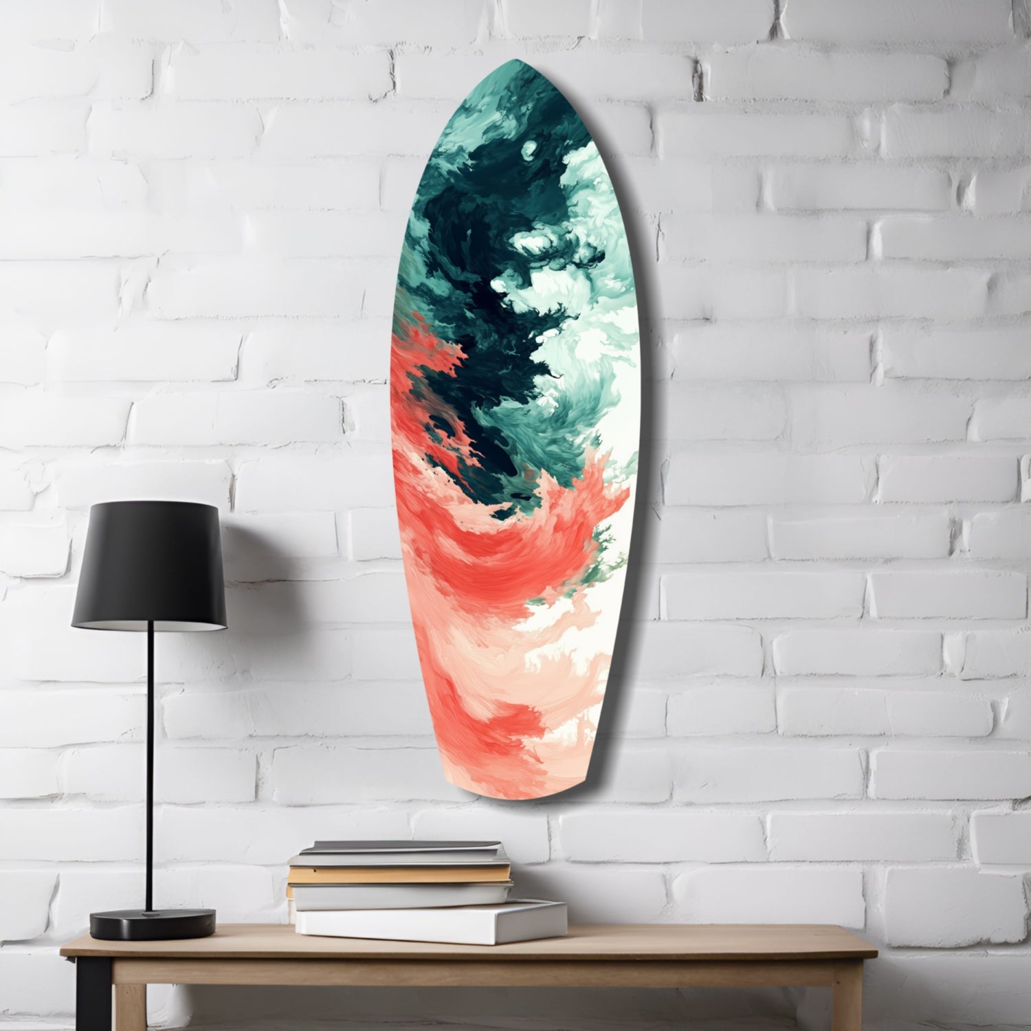 Relentless Waves Glass Wall Art.