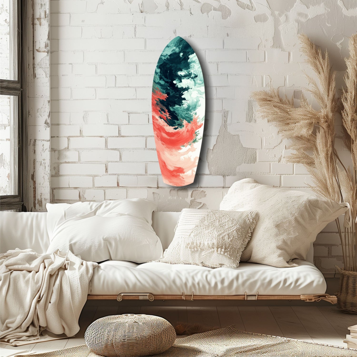 Relentless Waves Glass Wall Art.
