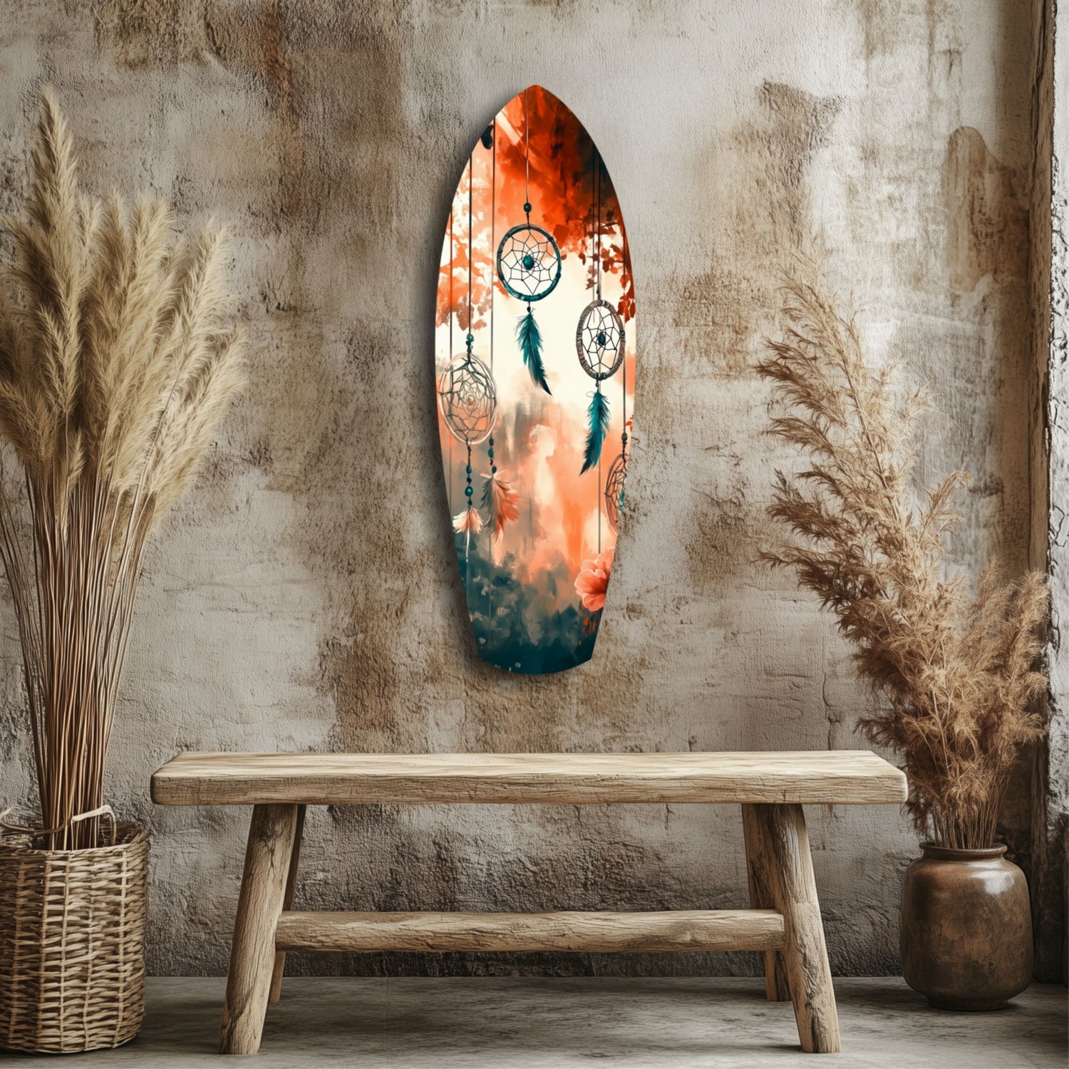 Dreamcatcher Glass Wall Art.