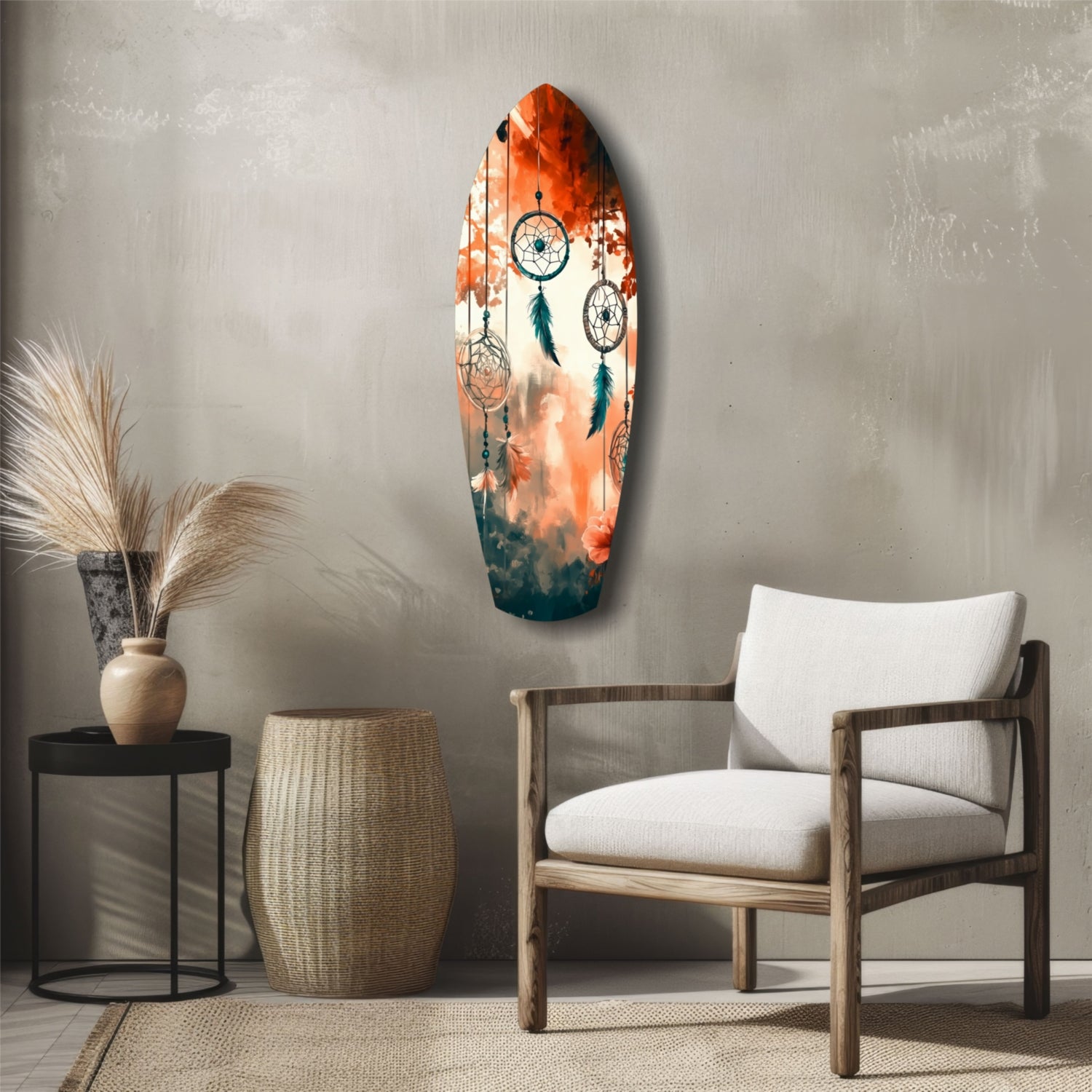 Dreamcatcher Glass Wall Art.
