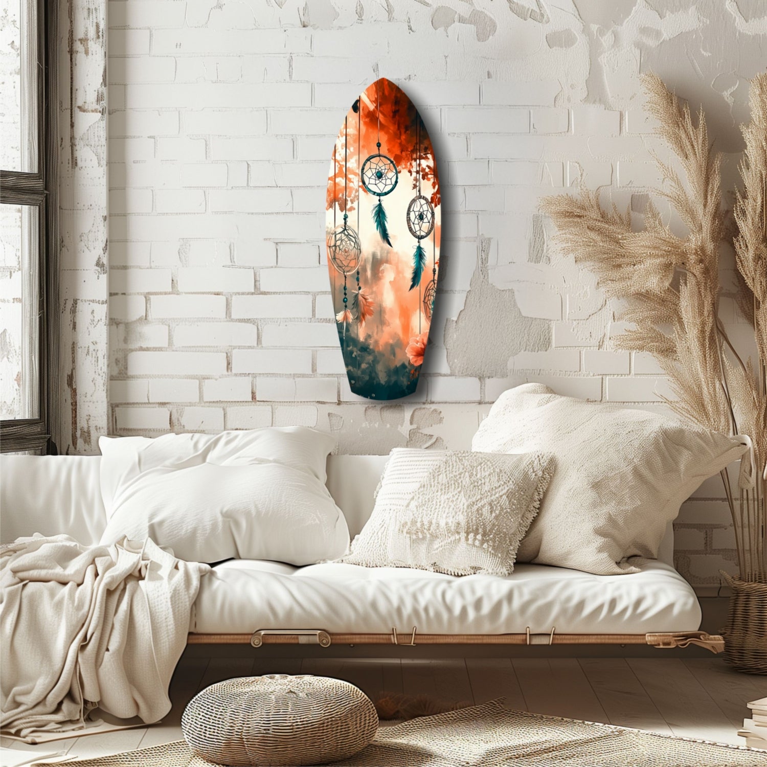 Dreamcatcher Glass Wall Art.