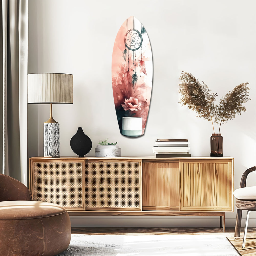 Dreamcatcher Glass Wall Art.