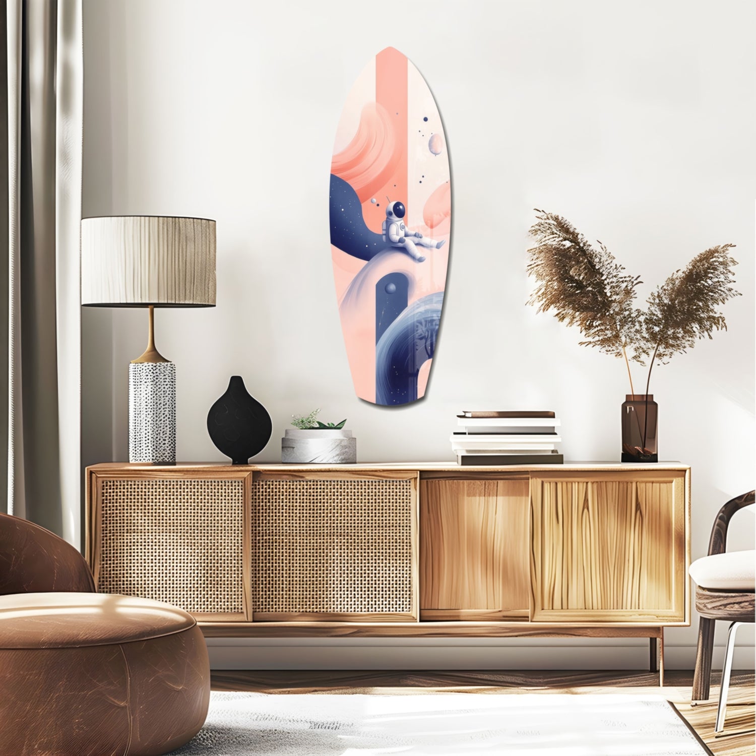 Creamy Dreams Glass Wall Art.