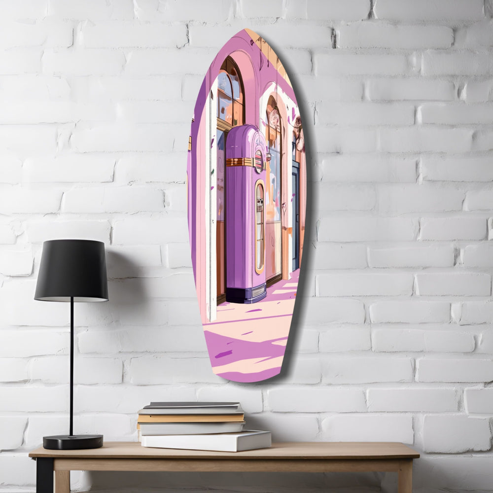 Vintage Melody Box Glass Wall Art.