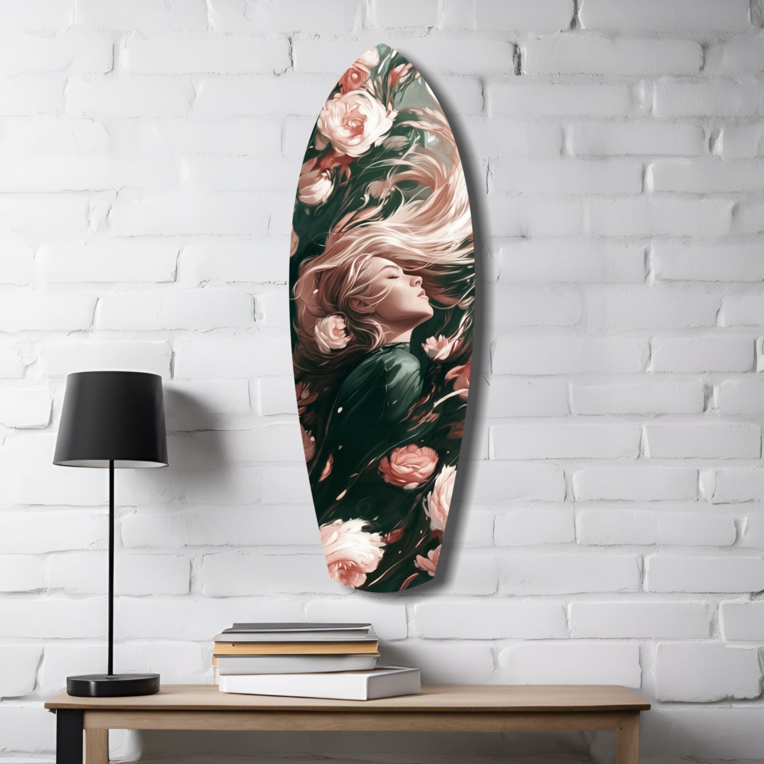 Blooming Breeze Glass Wall Art.