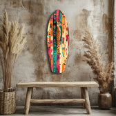 Camouflaged Tiger Glass Wall Art.