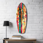 Camouflaged Tiger Glass Wall Art.