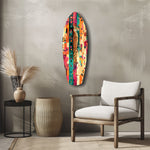 Camouflaged Tiger Glass Wall Art.