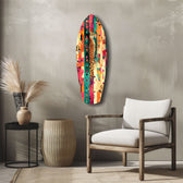 Camouflaged Tiger Glass Wall Art.