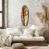 Camouflaged Tiger Glass Wall Art.