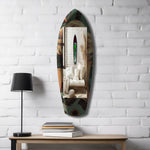 Alien Invade Glass Wall Art.