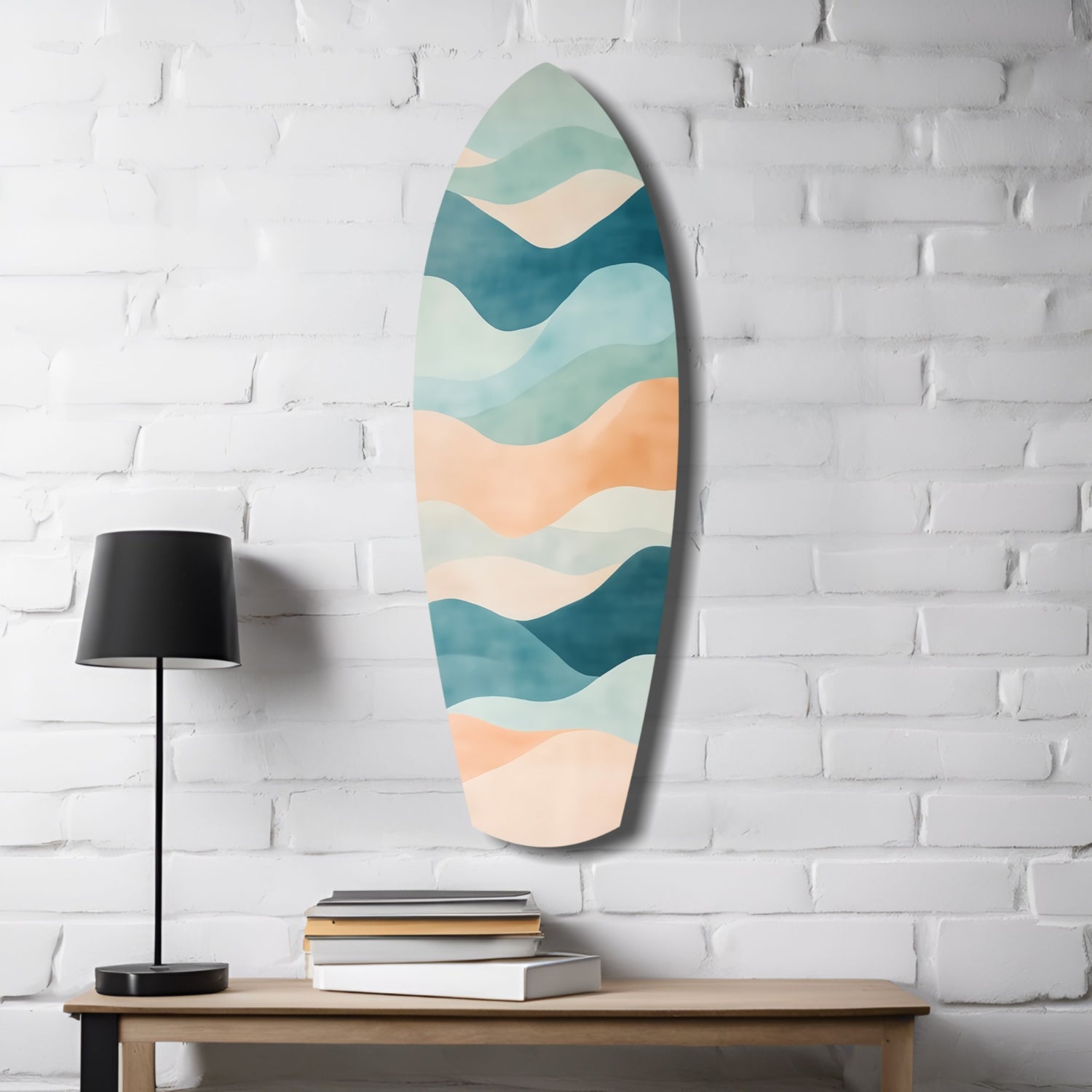 Colors of the Sea Glass Wall Art.