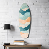 Colors of the Sea Glass Wall Art.