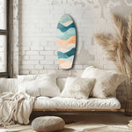 Colors of the Sea Glass Wall Art.
