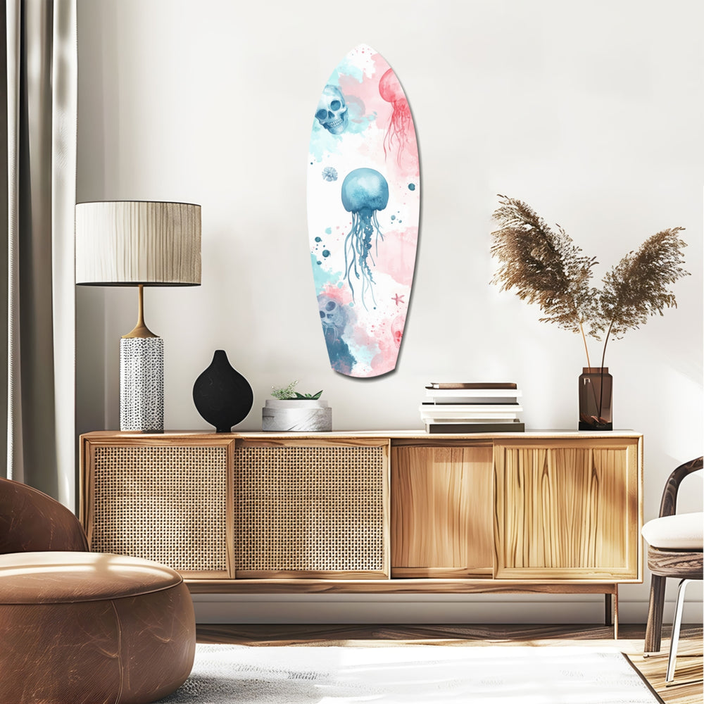 JellyFish Glass Wall Art.