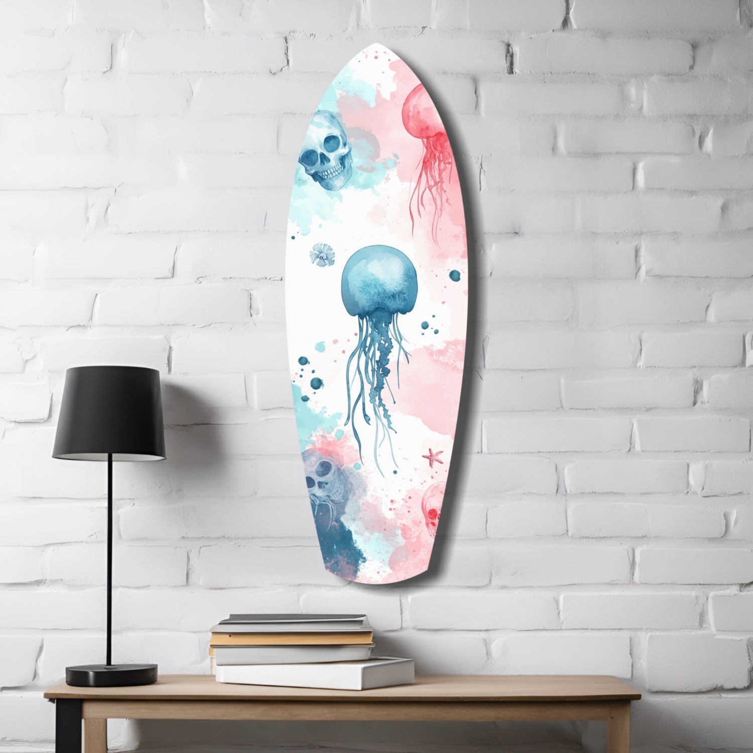 JellyFish Glass Wall Art.