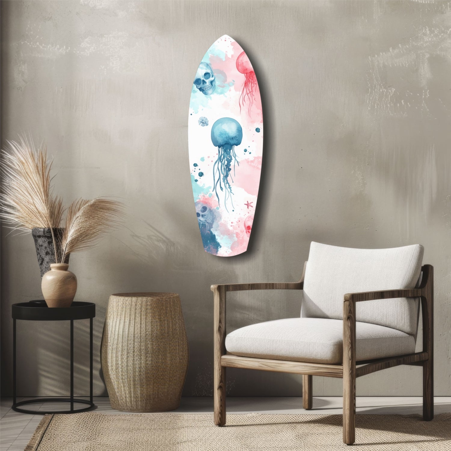 JellyFish Glass Wall Art.