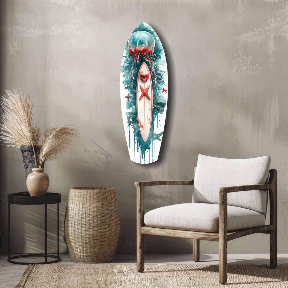 JellyFish Glass Wall Art.