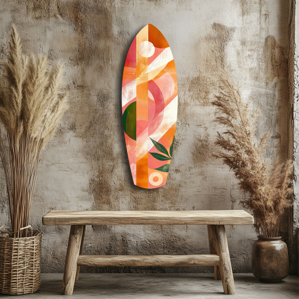 Sunset in Motion Glass Wall Art.