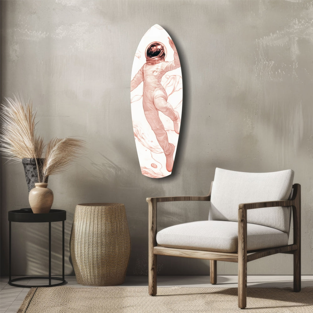 Astronaut in the Ocean Glass Wall Art.