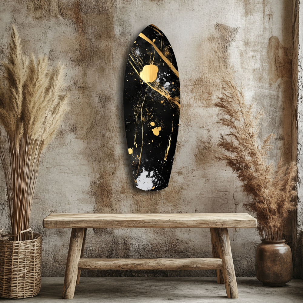 Golden Stained Glass Wall Art.