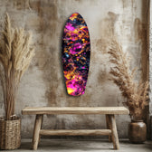 Kinetic Cosmos Glass Wall Art.