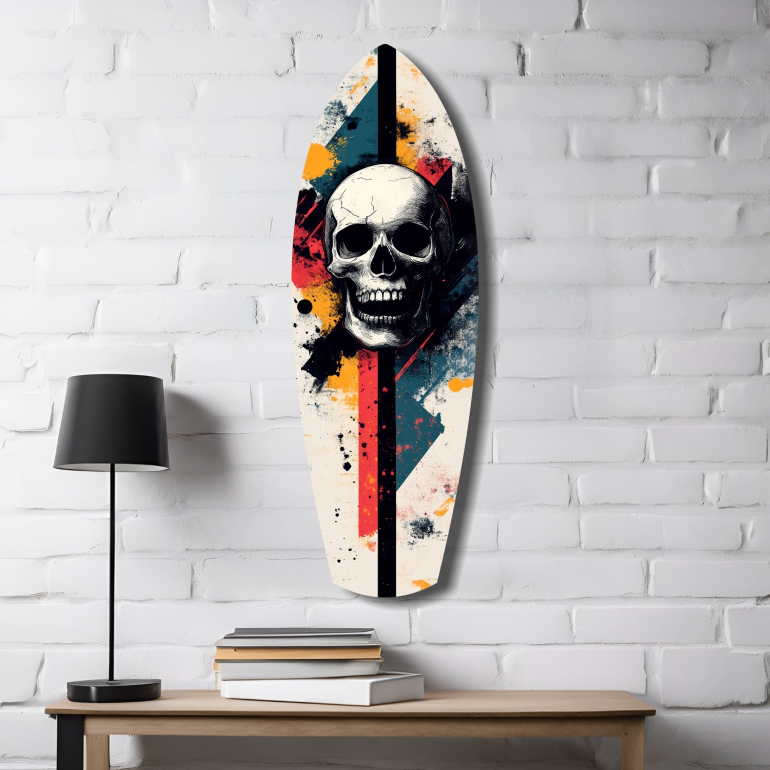 Skull Glass Wall Art.