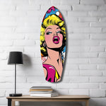 Marilyn Monroe Popart Glass Wall Art.