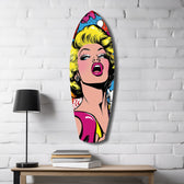 Marilyn Monroe Popart Glass Wall Art.