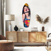 Supergirl Glass Wall Art.