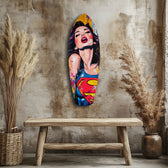 Supergirl Glass Wall Art.