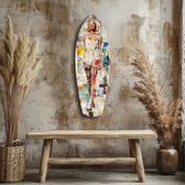 Marilyn in Vintage Swim Suit Glass Wall Art.