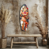 Marilyn Monroe The Shiniest Star Glass Wall Art.