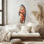 Marilyn Monroe The Shiniest Star Glass Wall Art.