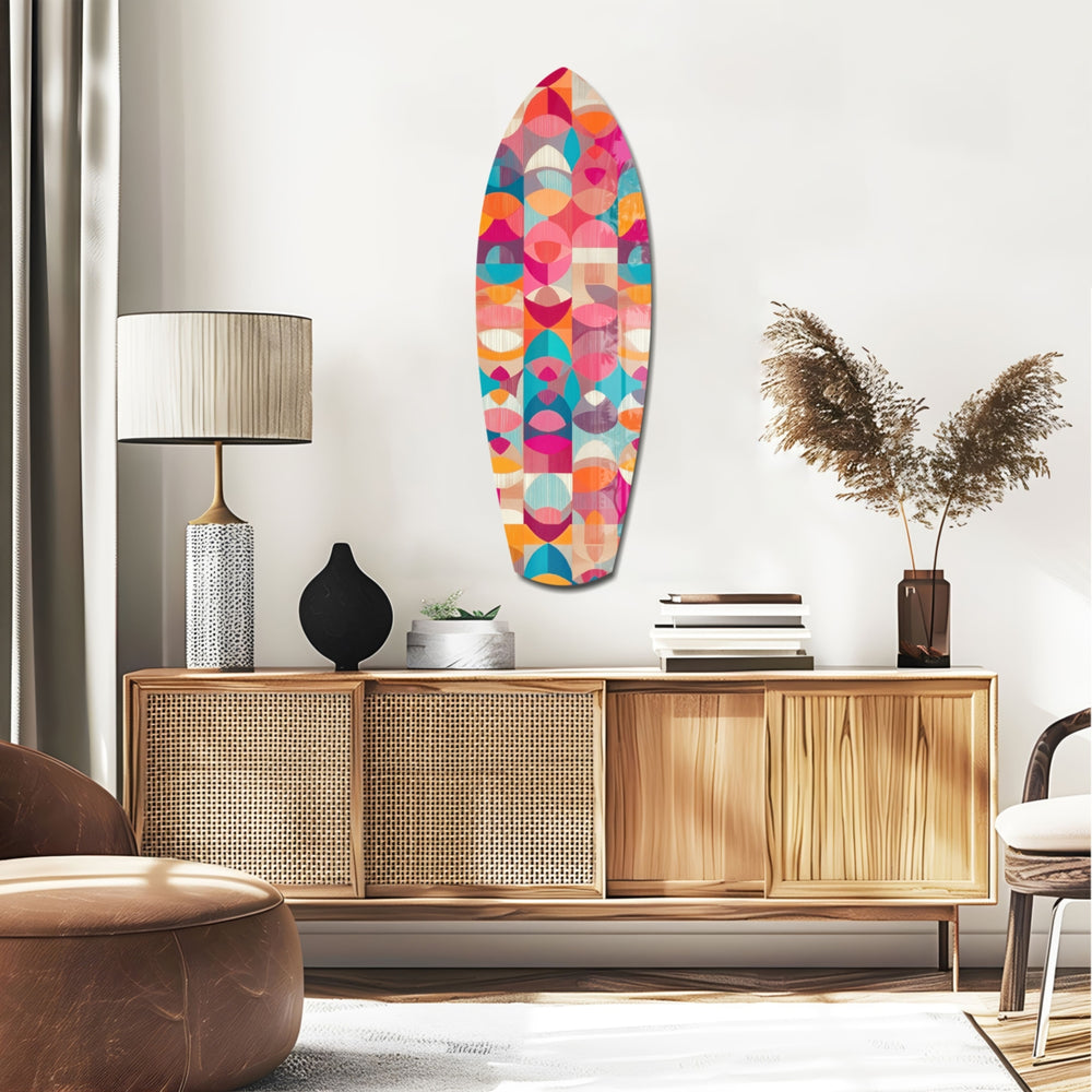 Cubic Art Glass Wall Art.