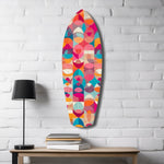Cubic Art Glass Wall Art.