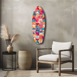 Cubic Art Glass Wall Art.